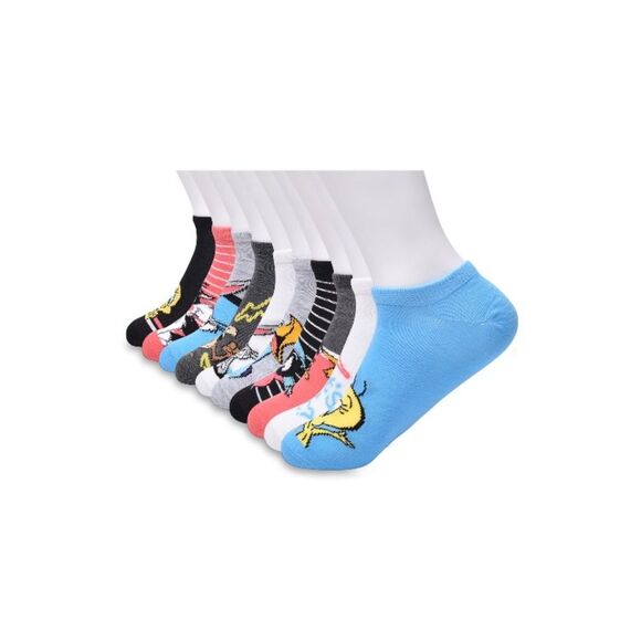 NEW Looney Tunes | Women's Graphic Super No Show Socks - Picture 3 of 5
